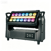 Barre de lumière LED mobile STSLITE-500W RGBW CW, étanche IP65, 14+21 segments, lumière stroboscopique et wash contrôlable pour événements et concerts en extérieur