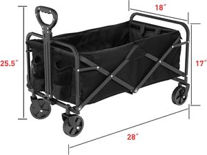 유틸리티 가든 카트 베스트 셀러 접이식 접이식 유틸리티 가든 조정 가능한 손잡이가있는 카트 - Product Image 2