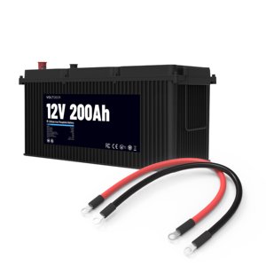 長サイクル寿命LiFePO4 12.8V 200Ah充電式バッテリーRV & ポータブル発電所IP65保護付き - Product Image 4