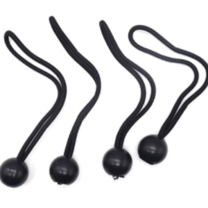 Muestras Ecológicas Disponibles, Bolas de Goma para Toldos, Cordón Elástico, Bola Elástica Negra - Product Image 5