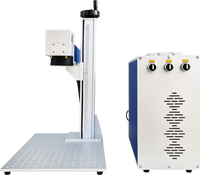 Machine de marquage et de gravure laser à fibre industrielle de bureau à haut rendement, 10W 20W 30W 50W, pour le métal