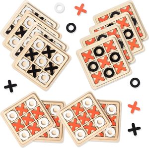 In legno <span class=keywords><strong>Tic</strong></span> Tac Toe tavolo da gioco Xo giocattolo per la famiglia e i bambini Puzzle educativo in colori vivaci - Product Image 1