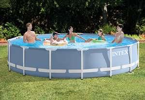 <span class=keywords><strong>INTEX</strong></span> 26702 Ultra Prism Frame PVC Piscina Redonda Elevada de 10FT X 30IN para Familias, Adultos, Niños y Recién Nacidos con Bomba de Filtro - Product Image 6