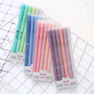 6pcs/Set 0.5mm Creative Cartoon Cute Gel Pens for Writing Take Note Mark  Test Student School Office Supplies Gift - AliExpress