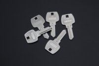 Clé vierge en fer de type S personnalisée, facile à tailler, hauteur 52,3 mm, fournie par l'usine, pour machine à tailler les clés, vente en gros
