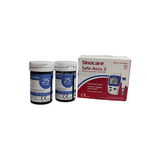 ราคาของแผ่นตรวจวัดระดับน้ำตาลในเลือด <span class=keywords><strong>Safe</strong></span> Accu2 <span class=keywords><strong>Sinocare</strong></span> - Product Image 2