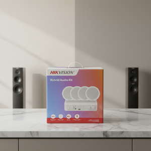 Kit audio analogique Hikvision DS-QAE0KA60206-<span class=keywords><strong>4</strong></span> avec amplificateur analogique 60W et <span class=keywords><strong>4</strong></span> haut-parleurs de plafond 6W, amplificateur analogique 2 zones 60W - Product Image 5