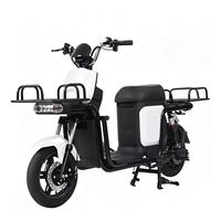 Vélo électrique de livraison de nourriture 800W avec freins à disque avant et arrière, acceptant un tableau de bord personnalisé