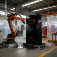 Boîte d'hydrant en acier inoxydable personnalisée en usine, équipement incendie multifonctionnel de haute qualité, armoire pour enrouleur de tuyau d'incendie