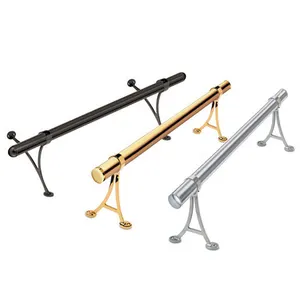 TAKA SS201/316/304 foot rail bar hardware bracket for home hotel bar