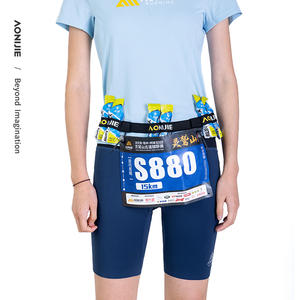 <span class=keywords><strong>AONIJIE</strong></span>-Cinturón elástico para correr, cinturón fijo con número de maratón, estilo todoterreno, hebilla de libro, E4435 - Product Image 6