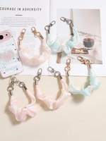 Tali Pergelangan Tangan YN Scrunchie untuk Ponsel, Rantai Pembentuk Tas Cantik, Gantungan Tas Elegan, Aksesoris Dekorasi Tas DIY, Rantai Tas