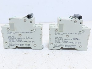 เบรกเกอร์วงจร C60 1A มัลติ 9 <span class=keywords><strong>D1A</strong></span> ของแท้ใหม่เอี่ยม 2 ขั้ว แบบราง DIN จำนวน 2 ชิ้น สำหรับ PLC - Product Image 2