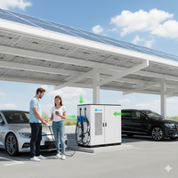 Système de stockage d'énergie mobile (ESS) 138KWh-241KWh, station de recharge rapide DC pour véhicules électriques, stockage de batterie solaire intégré, OCPP
