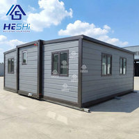 Maison conteneur extensible préfabriquée sur mesure 40Ft 20Ft 30Ft, Bungalow préfabriqué 2 4 5 chambres, Maisons préfabriquées