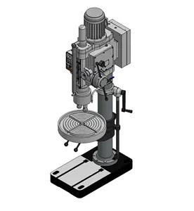 Taiwan Premium Upright Drilling Tapping Machine Gear Drilling Machine With Round Table