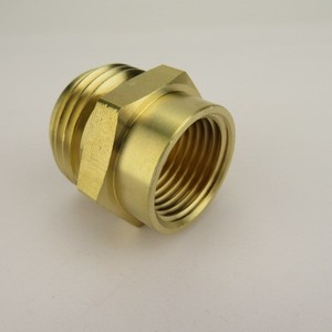 Conector de Manguera de Jardín de Latón de 3/4 Pulgadas Macho GHT a 1/2 Pulgada Hembra NPT, Conector Rápido para Suministro de Agua - Product Image 4