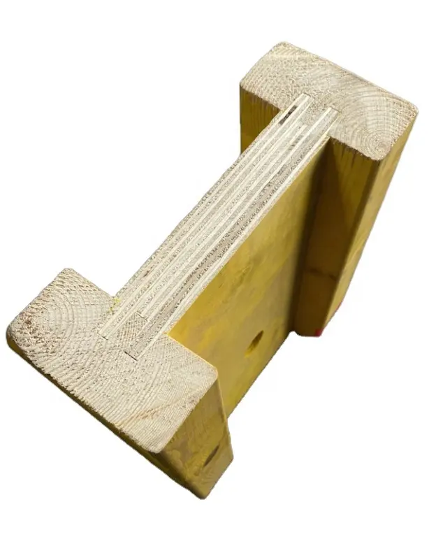 Tấm gỗ màu vàng tấm ván khuôn ván khuôn lvl H20 dầm gỗ để xây dựng bê tông xây dựng