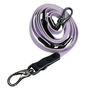 Adjustable Waterproof Hands Free <b>Dog</b> Leash Heavy Duty PVC Dual <b>Hook</b> <b>Dog</b> Lead for Medium Large <b>Dogs</b> Outdoor Walking Running - Product Image 2