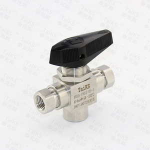Válvulas de Bola Tipo Trunnion Suministradas por el Fabricante con Rosca Interna, Diseño de Dos Posiciones y Tres Vías - Product Image 1