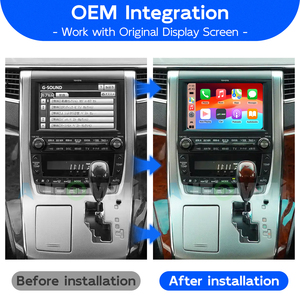 Kit de Interfaz de Módulo Decodificador Multimedia Inalámbrico <span class=keywords><strong>Apple</strong></span> CarPlay Android Auto para Toyota Alphard Vellfire - Product Image 2