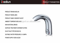 Robinet de lavabo intelligent à affichage numérique avec capteur, eau chaude et froide, pour usage domestique