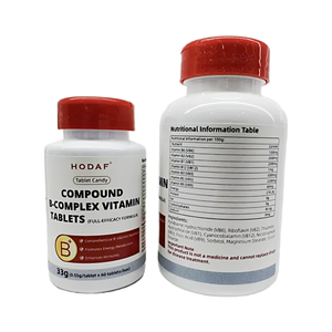 Comprimés de <span class=keywords><strong>Vitamine</strong></span> B Complexe OEM ODM, Comprimés à Croquer B-Complex, Comprimés Multi-Vitamines B (B1, <span class=keywords><strong>B2</strong></span>, <span class=keywords><strong>B6</strong></span>, <span class=keywords><strong>B12</strong></span>) pour la Santé Nutritionnelle Quotidienne - Product Image 1