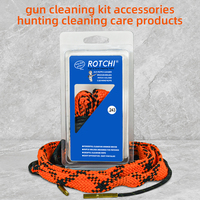 Kit de nettoyage de pistolet accessoires de chasse pistolet durable alésage brosse de tir nettoyeur d'alésage serpent