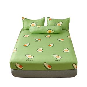 Couvre-lit moderne anti-poussière tout compris, imprimé à rayures, housse de protection antidérapante, ensemble de 4 pièces pour la <span class=keywords><strong>literie</strong></span> <span class=keywords><strong>Simmons</strong></span>, toutes saisons - Product Image 5