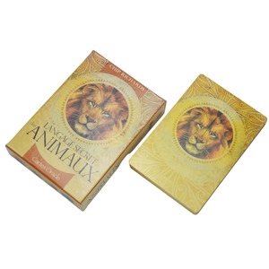 YHD de alta calidad, impresión al por mayor personalizada, cartas de tarot de oráculo de papel negro con folleto - Product Image 3