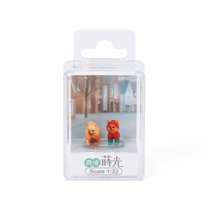 Mini Figuras de Animales, Adornos para el Hogar, Pomerania - Juguete para Niños, Regalo de Cumpleaños - Product Image 1