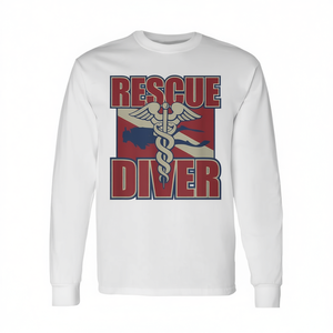 Camiseta de manga larga Rescue Diver, equipo de natación y buceo - Product Image 2