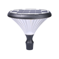 Lampe solaire LED d'extérieur étanche IP65, lampe à pilier moderne en aluminium pour jardin, villa, allée, paysage