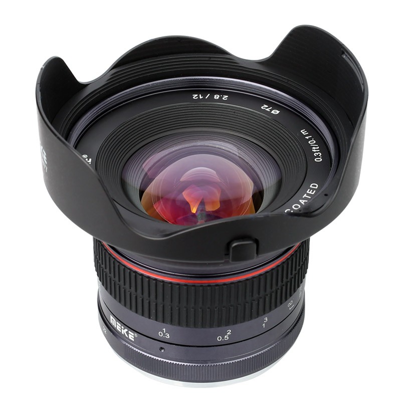 MEKE 12mm F2.8 Wide Angle Lens for Nikon 1 Series Cameras