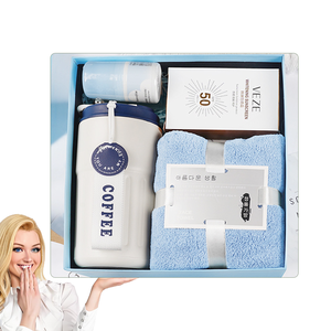 Set de Regalo Personalizado con Taza de Café con Pantalla Digital Promocional + Desodorante + Protector Solar, Logotipo Personalizado, Diseño Exquisito, Venta al por Mayor - Product Image 1