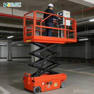 Plataforma Elevadora de Tijera Eléctrica Mini Eficiente con Accionamiento AC, 4.6m, Autopropulsada, con Plataforma de Extensión y Certificación CE ISO - Product Image 4