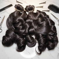 Meilleure extension de cheveux humains bruts 100% alignés sur les cuticules, qualité 15A, non traités, bouclés vietnamiens, indiens, bouclés crépus birmans