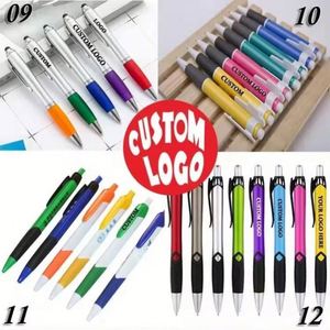 Stylos promotionnels en métal et plastique, avec logo personnalisé, vente en gros, stylo à bille - Product Image 4