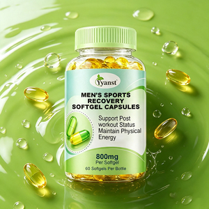 Men's Sports Recovery Softgel Capsules 800mg 60pcs Support <b>Post</b> Workout Status Maintain Physical Energy Fitness Supplement OEM - Product Image 3