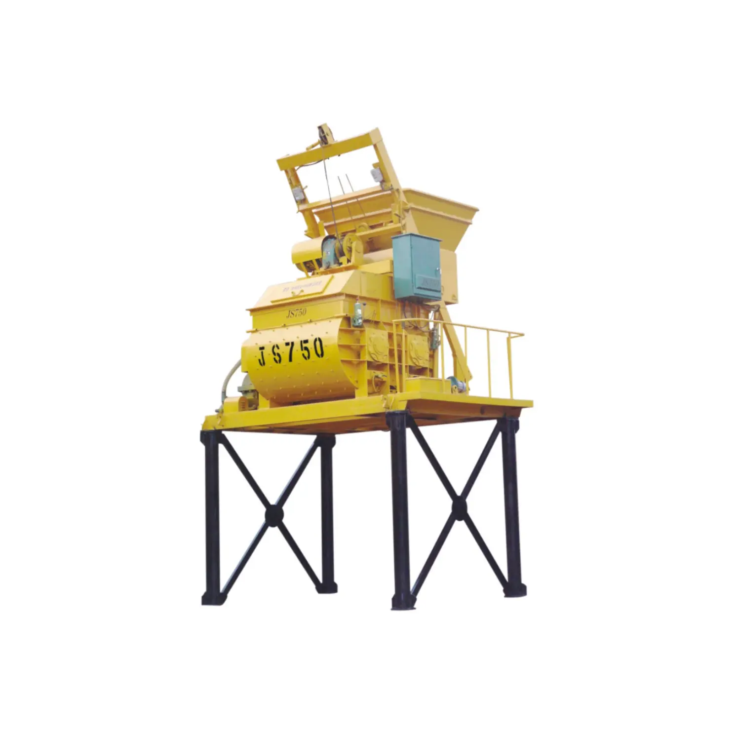 construction industry machine forced concrete mixer Raw material sand mixing machine