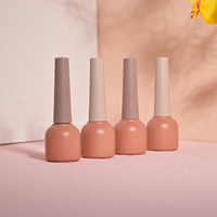 Bouteille en verre de vernis à ongles vide OEM personnalisée en usine bouteille de vernis à ongles Gel super fort LED/UV pour utilisation en salon d'art des ongles
