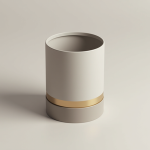 Estampage style minimaliste personnalisé écologique papier kraft thé grain de café tube roue cylindre papier tube carton emballage - Product Image 1