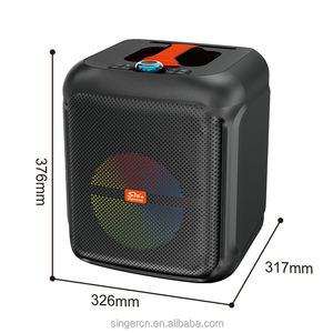 Altavoz Bluetooth Portátil ZQS10103 para Baile Cuadrado, DJ, <span class=keywords><strong>Karaoke</strong></span> Móvil, Canto al Aire Libre, Iluminación LED RGB, Batería - Product Image 4