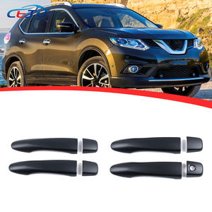 4PCS Accessoires de voiture Bande de protection pour poignée de porte de voiture Autocollant pour cuvette extérieure pour Nissan X-Trail 2014 -- 2020 - Product Image 1