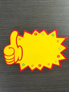 Ready-made wholesale 9x7cm price tags for supermarkets, fruits, promotional signs, and advertising paper <b>labels</b>. - Product Image 6