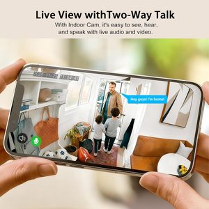 Cámara Interior Anssipo 1080P con Cable, Detección Humana, Giro e Inclinación de 360°, Seguimiento Automático, Audio Bidireccional, Monitor de Seguridad - Product Image 5