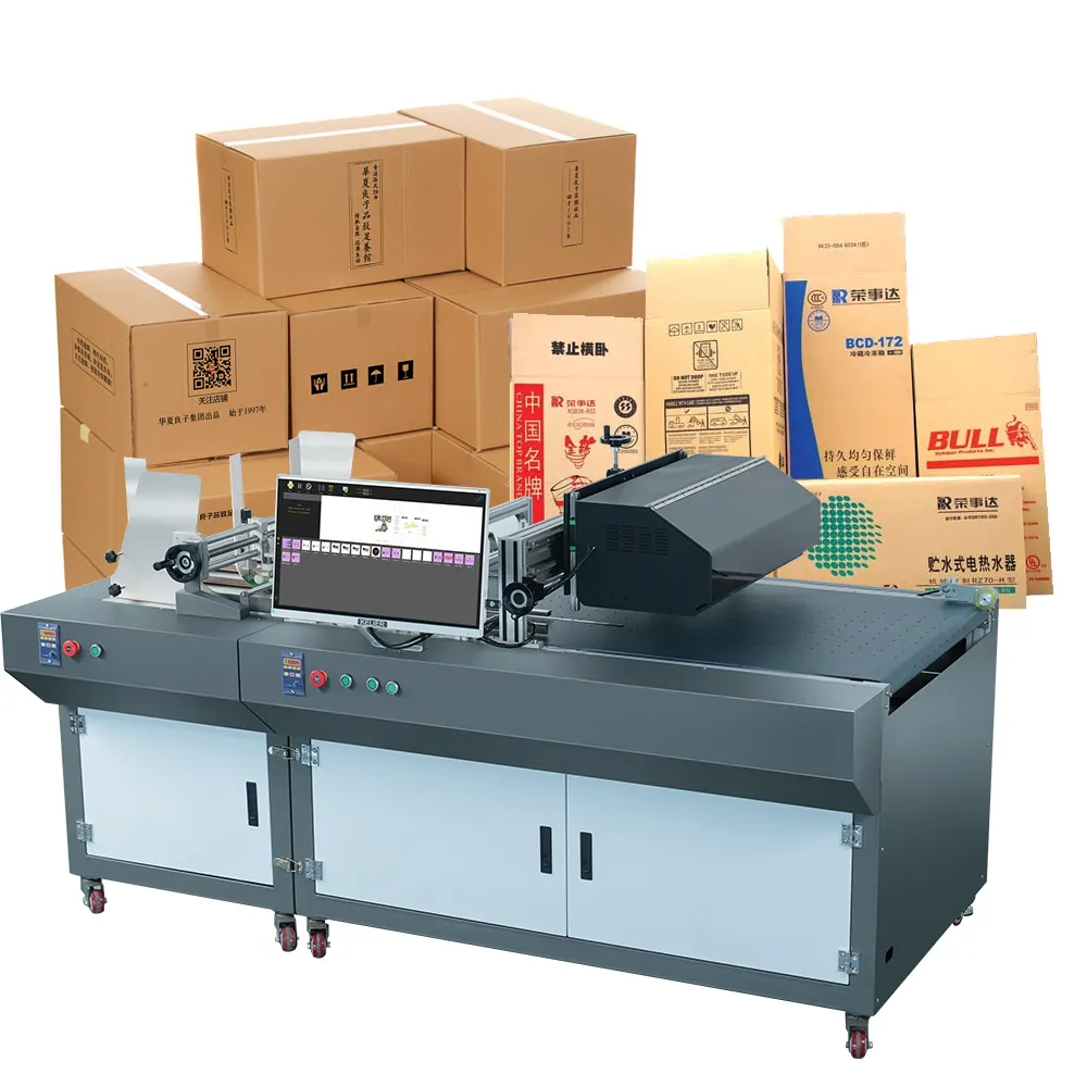 Impresoras de cartón UV Foofon automáticas de alta velocidad de un solo paso de impresión