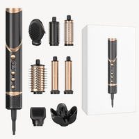 Brosse sèche-cheveux multi-styler 8 en 1 Sèche-cheveux à ions négatifs à grande vitesse Brosse à air chaud adaptée à tous les types de cheveux