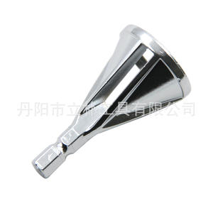 Outil de chanfreinage externe de haute précision pour pièces métalliques avec tige triangulaire et hexagonale, finition or et noir - Product Image 4