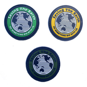 Patch 3D en caoutchouc époxy sans lavage, badge <span class=keywords><strong>de</strong></span> moral – Sauvez la <span class=keywords><strong>Terre</strong></span>, Secours Médical - Product Image 2